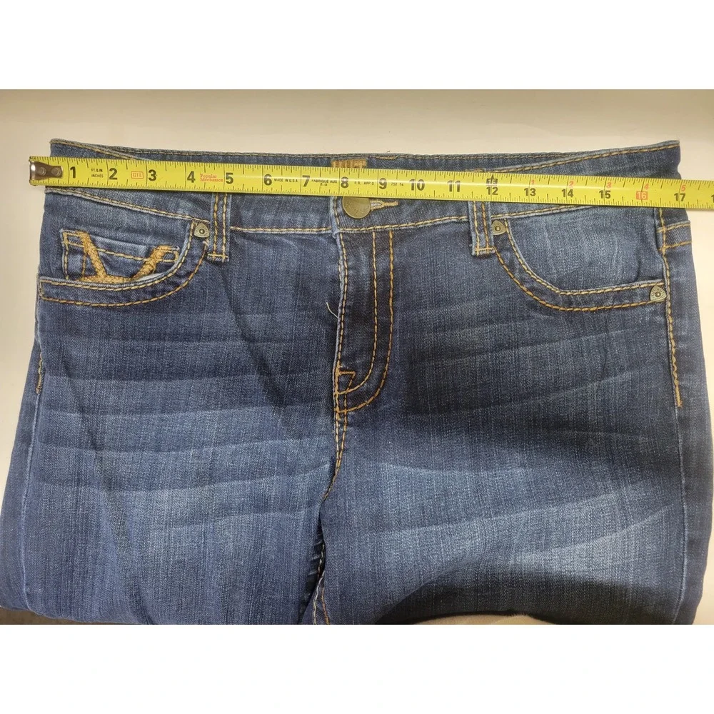 KUT from the Kloth Stevie‎ Straight Leg Jeans Women's Size 12 Blue Denim